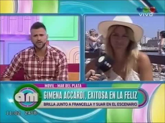 Gimena Accardi, confesión hot ¡en abstinencia!: "Nico llega el lunes desabrochándose el cinturón"