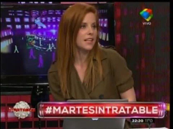 Agustina Kämpfer reveló en Intratables una foto de cómo quedo su pie, después de esguinzarse