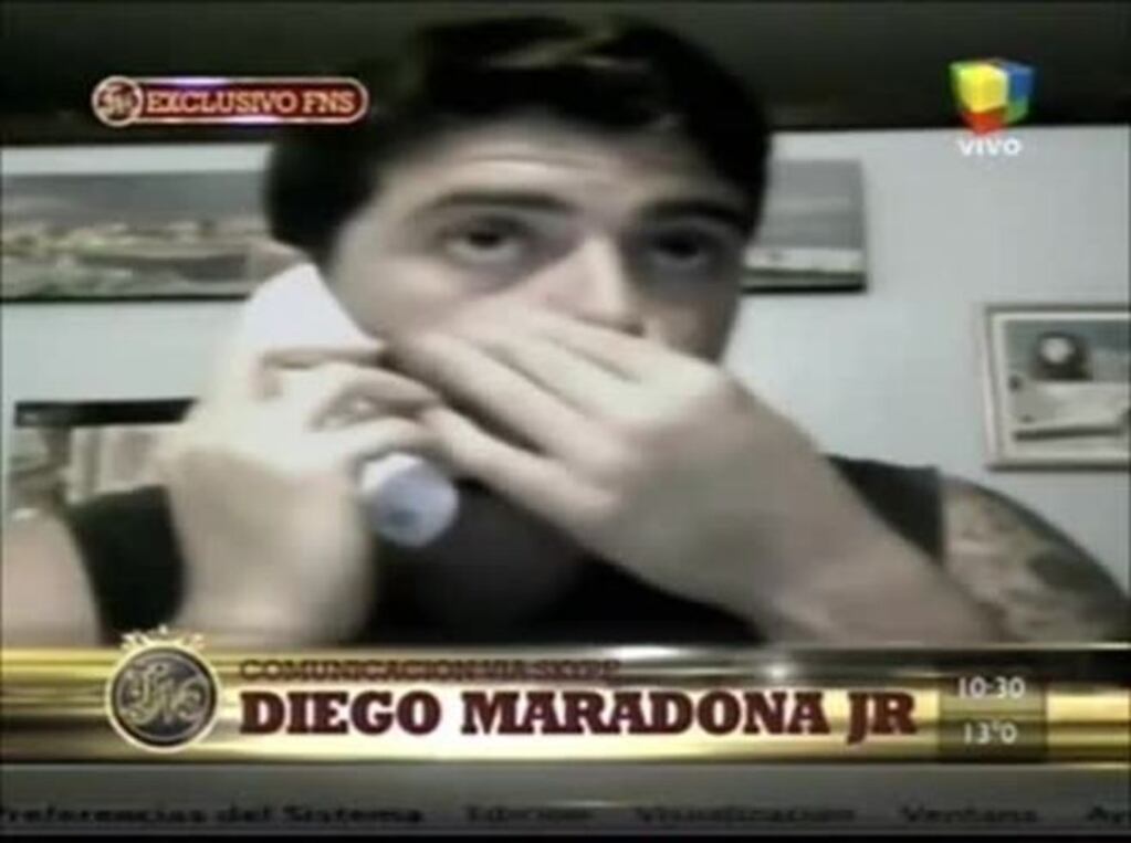 La fuerte discusión de Luis Ventura y Ricardo Fort contra Diego Maradona Jr.