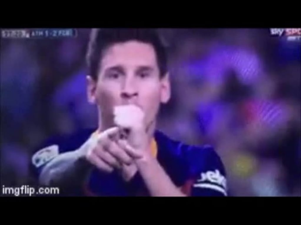 Lionel Messi le dedicó un gol a su segundo hijo