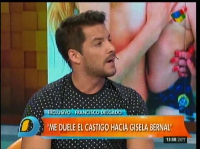 Francisco Delgado criticó su foto con Gisela Bernal y su hijo: "Si la hubiera visto antes, no la publicaba"