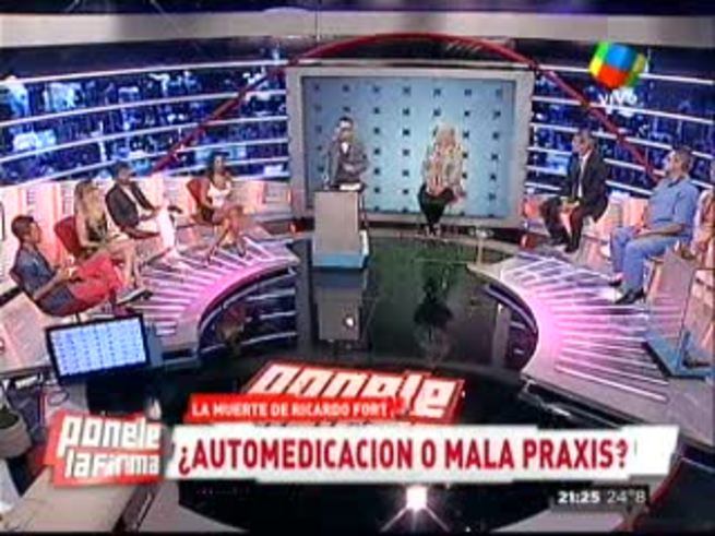 Foto de Ricardo Fort muerto es mostrada en la TV