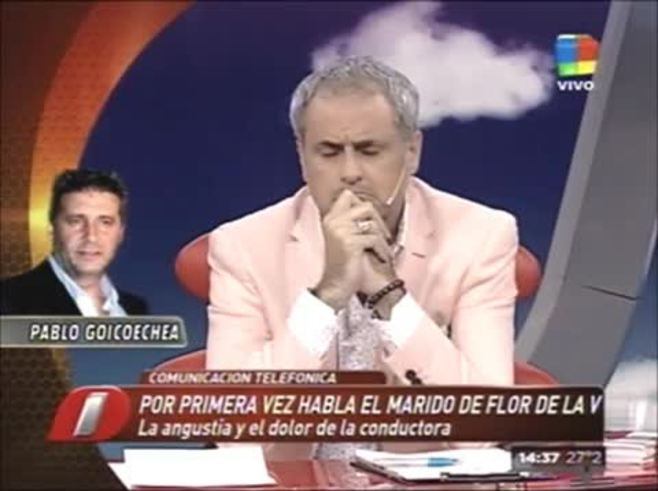 La defensa de Pablo Goycochea a su esposa: "Por Flor de la V doy mi vida"