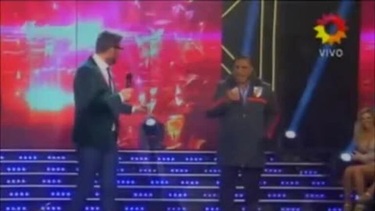 Freddy Villarreal fue Ramón Díaz en ShowMatch