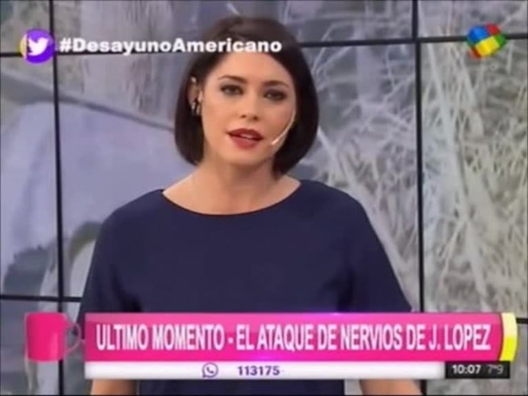 El cruce de Pamela David y Diego Brancatelli en Desayuno americano