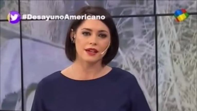 El cruce de Pamela David y Diego Brancatelli en Desayuno americano
