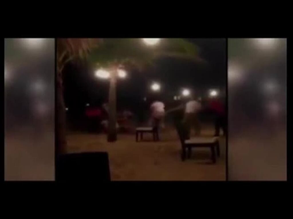 El video del violento episodio de Marcelo Salas y su novia  en un hotel de Punta Cana