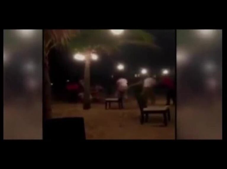 El video del violento episodio de Marcelo Salas y su novia en un hotel de Punta Cana