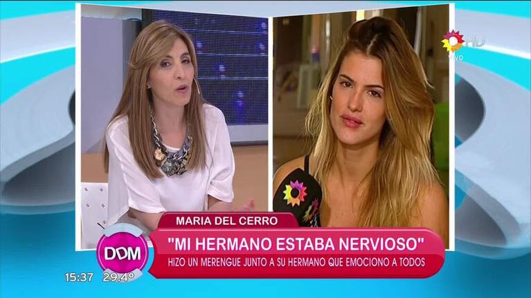 Mery del Cerro habló de hermano Agustín tras la emotiva performance que realizaron en el Bailando
