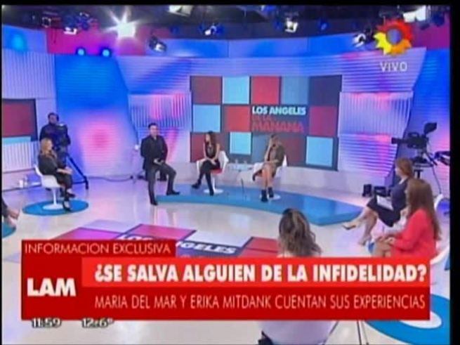 Sabrina Ravelli y María del Mar se cruzaron en Los Ángeles de la mañana