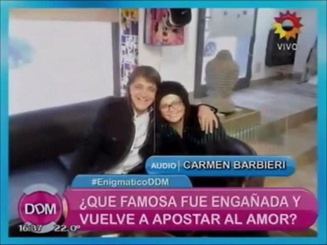 Carmen volvió a los brazos de su primer amor