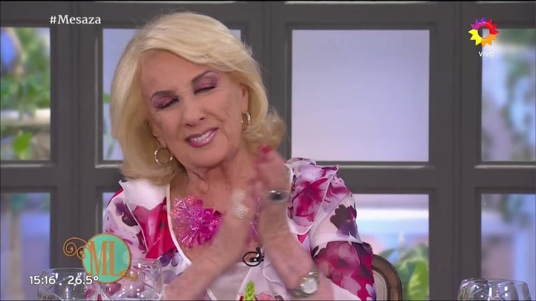 El llanto de Mirtha Legrand al recordar a su hijo: "Me emociono cada vez que escucho esta canción"