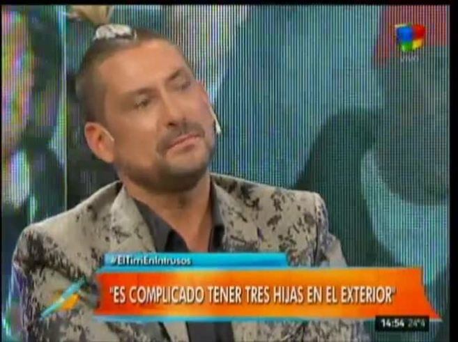 Luciano El Tirri se emocionó en Intrusos al recordar su internación de 2014 por una bronconeumonía