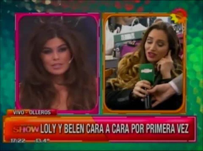 El tenso cruce en vivo de Loly Antoniale y Belén Francese