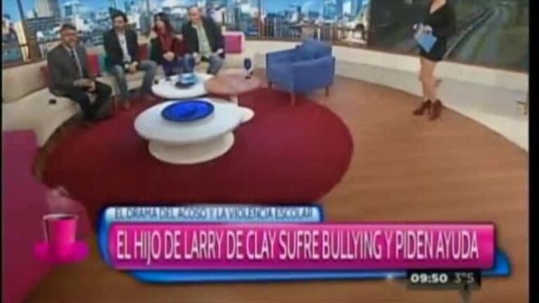 La denuncia de Larry de Clay y su esposa Valeria, en Desayuno Americano: "Nuestro hijo sufre bullying en el colegio y las autoridades no hacen nada"