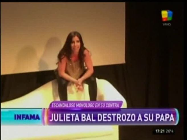Julieta Bal desnuda su verdad en un monólogo