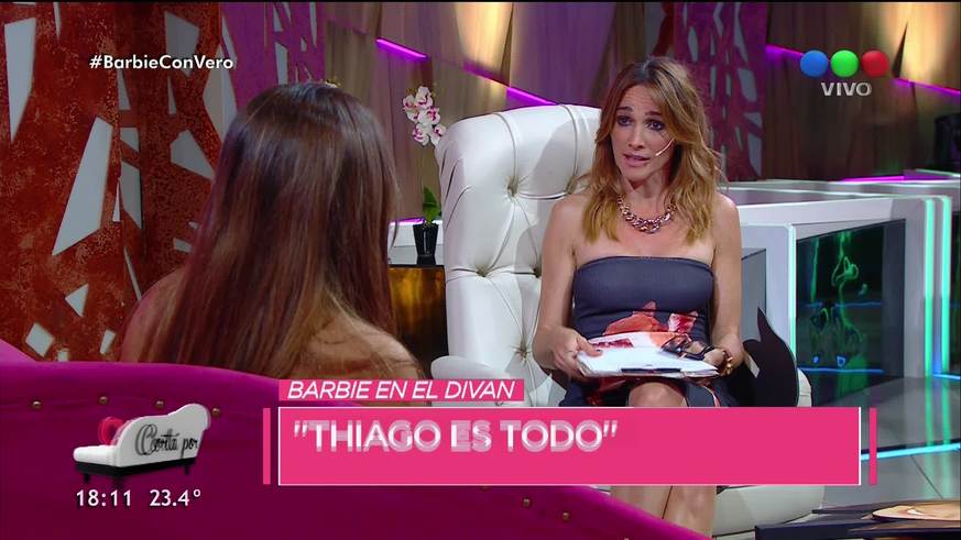 A Barbie Vélez le preguntaron quién fue su gran amor en Cortá por Lozano