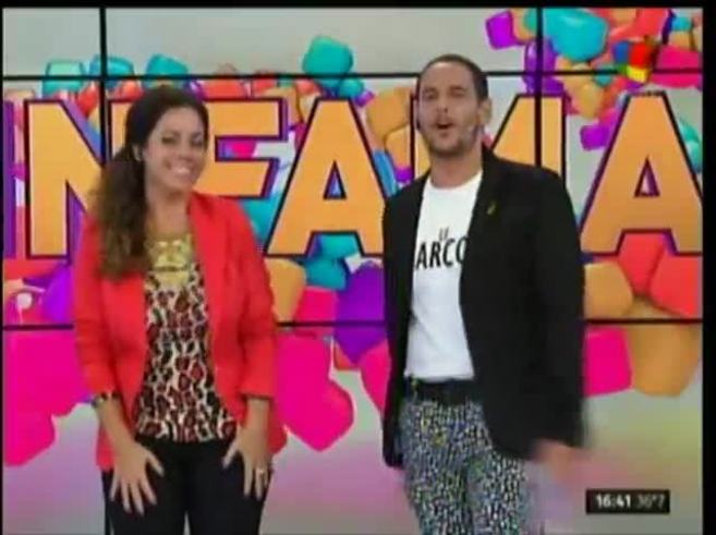 El llamativo look de Rodrigo Lussich en Infama