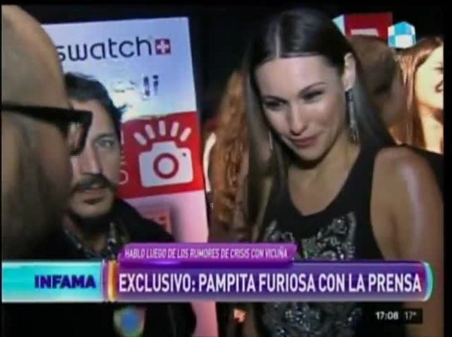 Pampita, molesta con por los rumores de crisis con Benjamín Vicuña: "El que inventa, que desmienta"