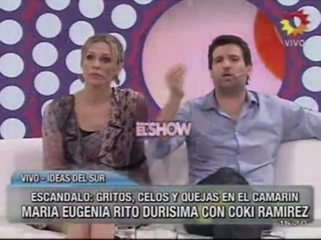 Coki Ramírez y María Eugenia Ritó se cruzaron fuerte en Este es el show