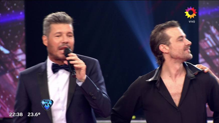 Mirá cómo fue el paso de El Polaco y Peter Alfonso con sus bailarinas en el Bailando