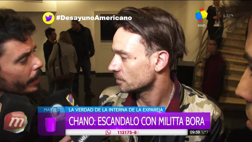 Chano Charpentier habló de su relación con Militta Bora