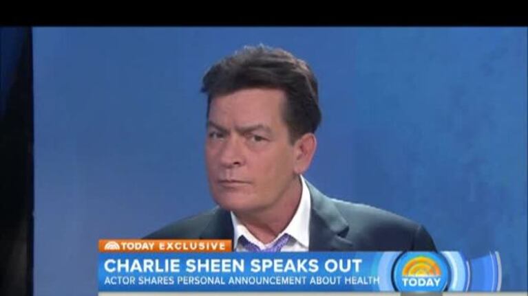 Charlie Sheen contó que es HIV positivo: su entrevista en Today Show
