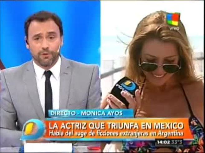 Mónica Ayos en un móvil infartante con Intrusos: mostró su trabajada cola