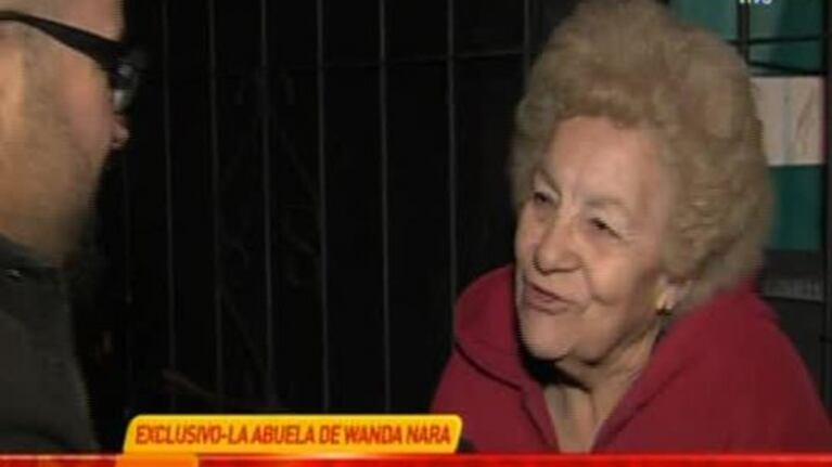 La abuela de Wanda aseguró que su nieta "se hizo famosa por el pet…", y Nara aclaró: "No fui yo"