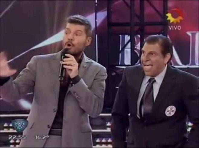 Ángel de Brito y un chispazo picante con Nacha Guevara en ShowMatch