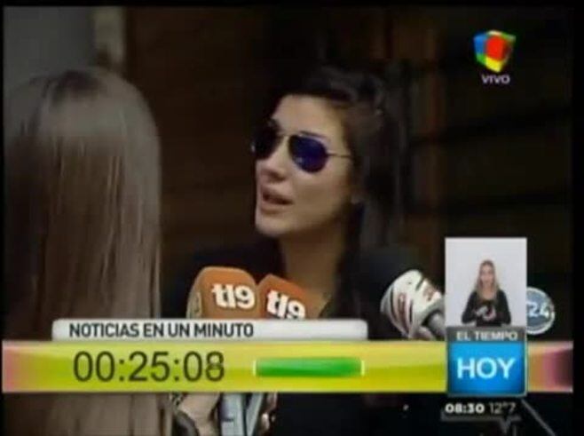Andrea Rincón, tras su pelea con los trapitos en Palermo habló en el Noticiero de América: "Me empezó a amenazar que me iba a clavar un cuchillo. Nos agarramos a las piñas"