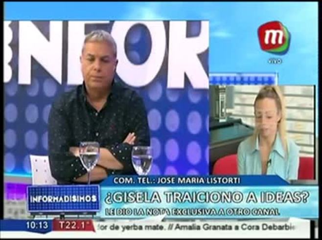 José María Listorti opina en Informadísimos sobre Gisela Bernal y Francisco Delgado en Bailando 2015