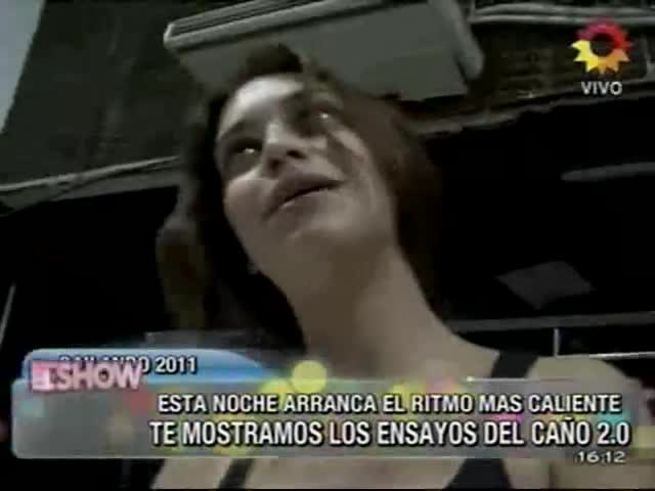 El ensayo de Zaira Nara en el caño