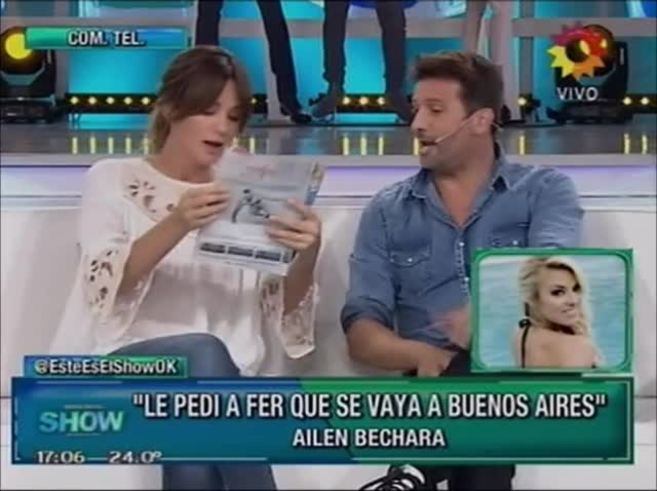 Ailén Bechara rompió en llanto al escuchar las explosivas declaraciones sexuales de su novio y el bailarín pidió disculpas