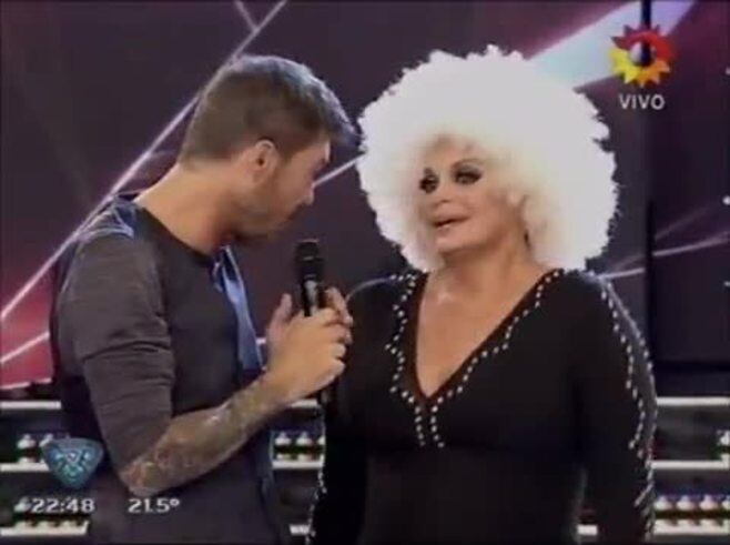 Debut de Carmen Barbieri en la pista de ShowMatch 2015