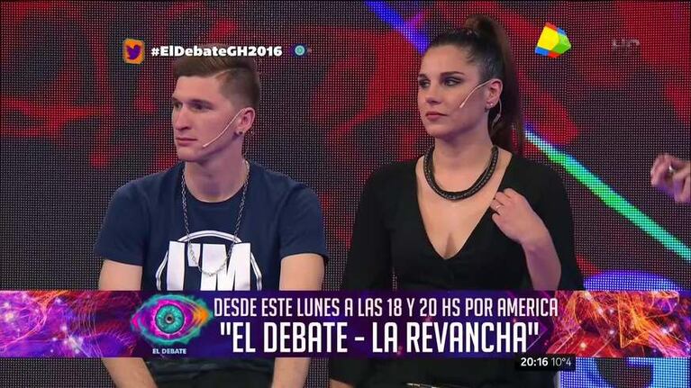 El beso entre Belén y Agustín que enojó a Matías P.