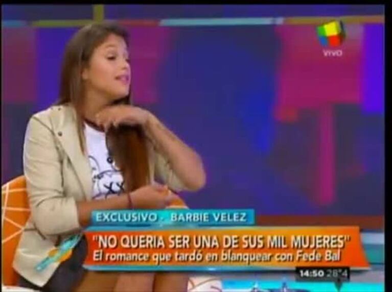 Barbie Vélez reveló sus particulares "reglas anti-infidelidad" con Fede Bal