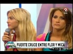 La discusión de Flor Vigna y Mica Viciconte en Combate
