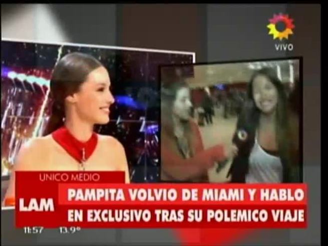 Pampita volvió de Miami y habló de los días libres que se tomó: "Yo tengo todo organizado; tal vez en la producción, no"