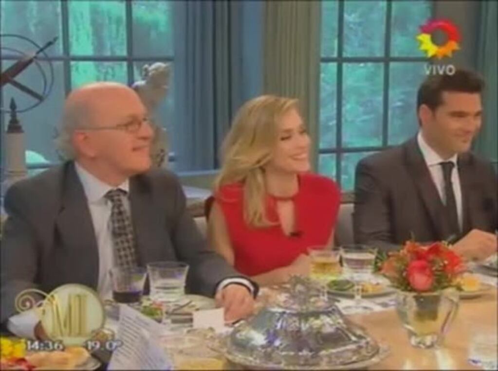 El osado look de Gimena Accardi en Almorzando con Mirtha Legrand