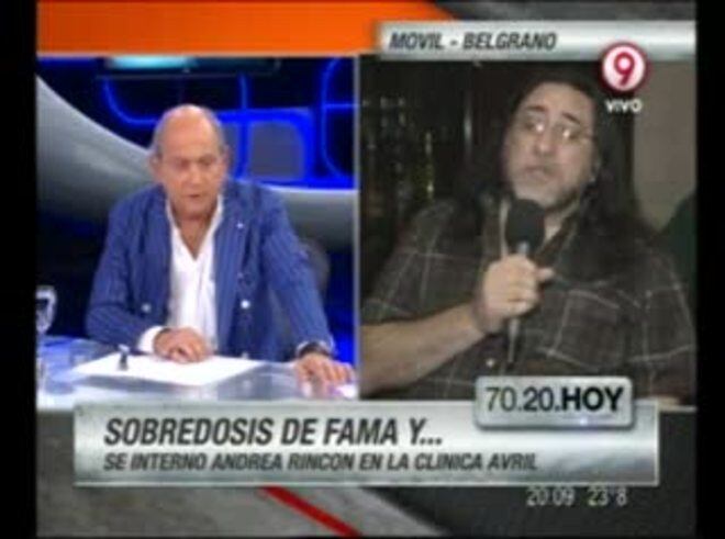 La palabra del padre de Andrea Rincón tras la internación: "Cuando consume, se pasa de rosca"