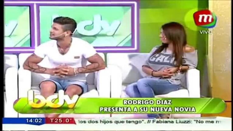 Rodrigo Díaz, el ex de Ricardo Fort, presentó a su nueva novia: mirá el video