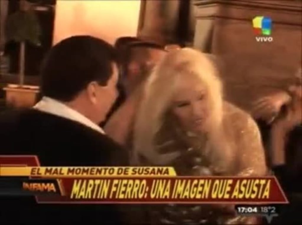 Insólita agresión a Susana Giménez en la alfombra roja de los Martín Fierro 2013: ¡el video! 