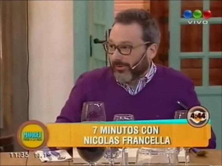 Nicolás Francella confesó una fantasía íntima: "Tuve una aventura con una mujer de 40 años"