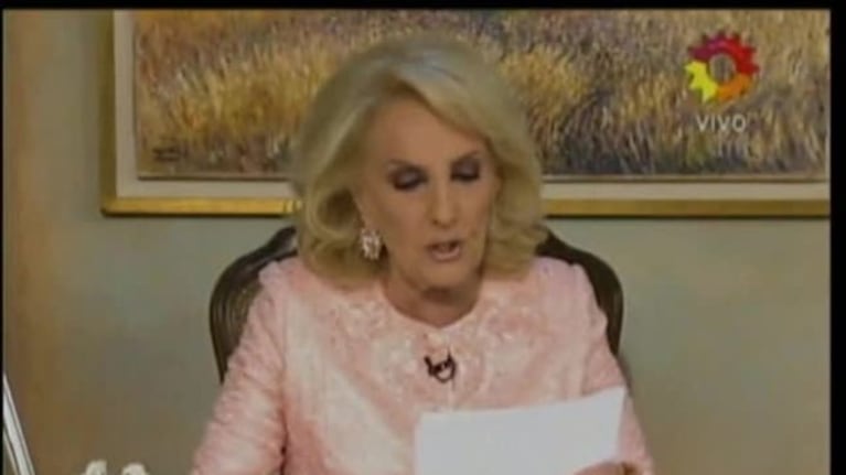 Mirtha Legrand se emocionó al recordar que su hijo cumpliría años