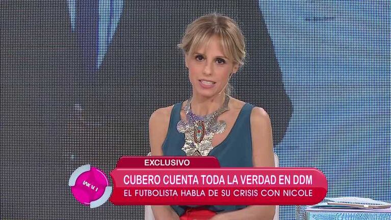 Cubero desmintió la crisis con Nicole Neumann con una (muy) particula frase