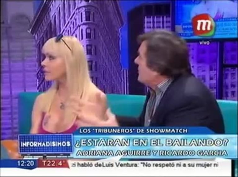 Violencia y caos en Informadísimos: la bizarra pelea de Ricardo García con Lío Pecoraro ¡y un insulto tremendo!