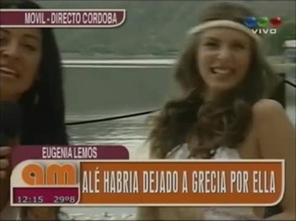 Matías Alé quiere conquistar a Eugenia Lemos y ella le respondió en la tele