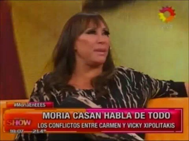 Picante pelea entre Moria Casán y Evelyn Von Brocke en Este es el show