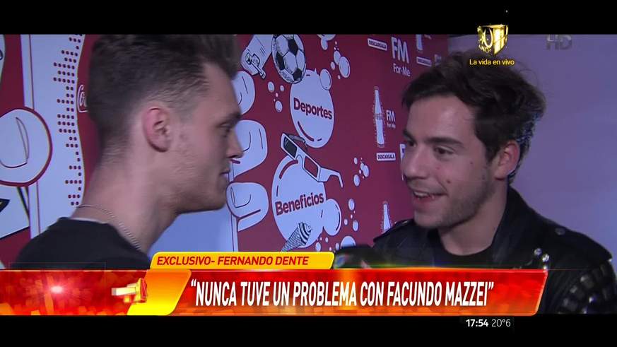 Facu Mazzei disparó contra Fernando Dente por salir con su exnovio 